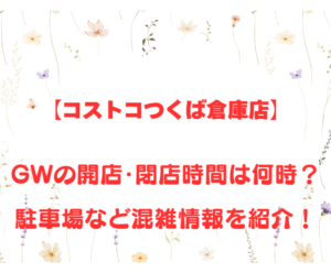 【コストコつくば倉庫店】GW2026の開店、閉店時間は何時？駐車場など混雑情報を紹介！